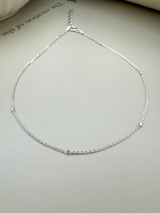 Velani Jewelry Dainty Link Anklet – Sterling Silver