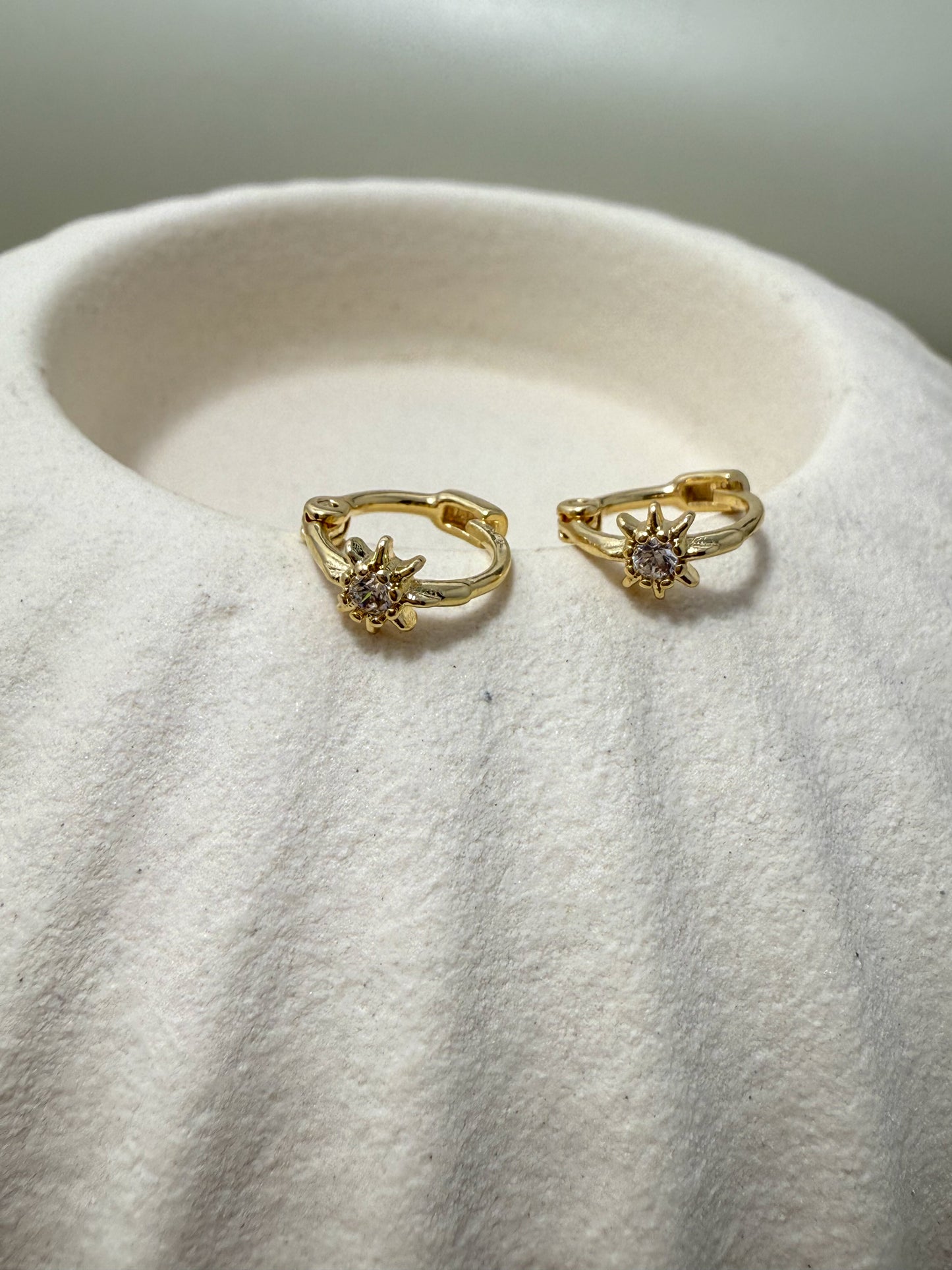 Velani Jewelry Dainty Soleil Clicker Earrings