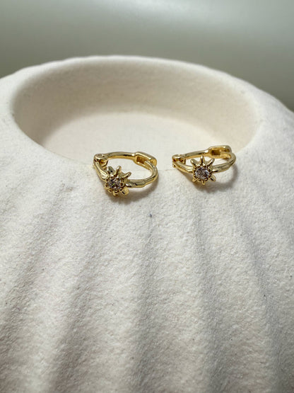 Velani Jewelry Dainty Soleil Clicker Earrings