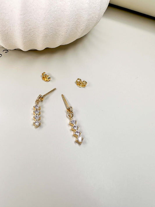 Velani Jewelry Dangling Luxe CZ Earrings