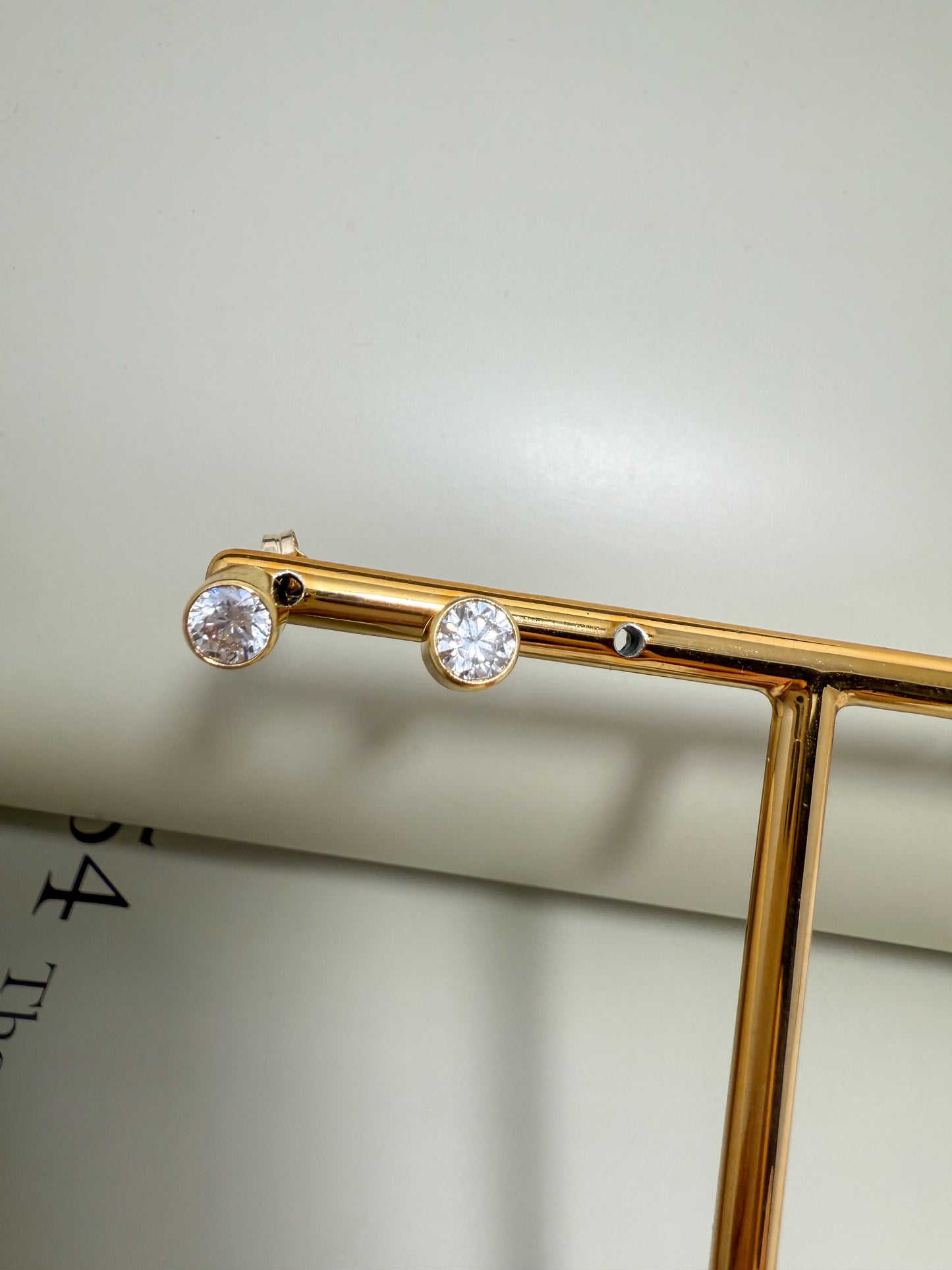 Velani Jewelry Diamond Bezel Studs - 5mm