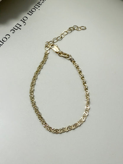 Velani Jewelry Diamond Cut Mariner Bracelet