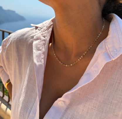 Velani Jewelry Diamond Cut Mariner Chain