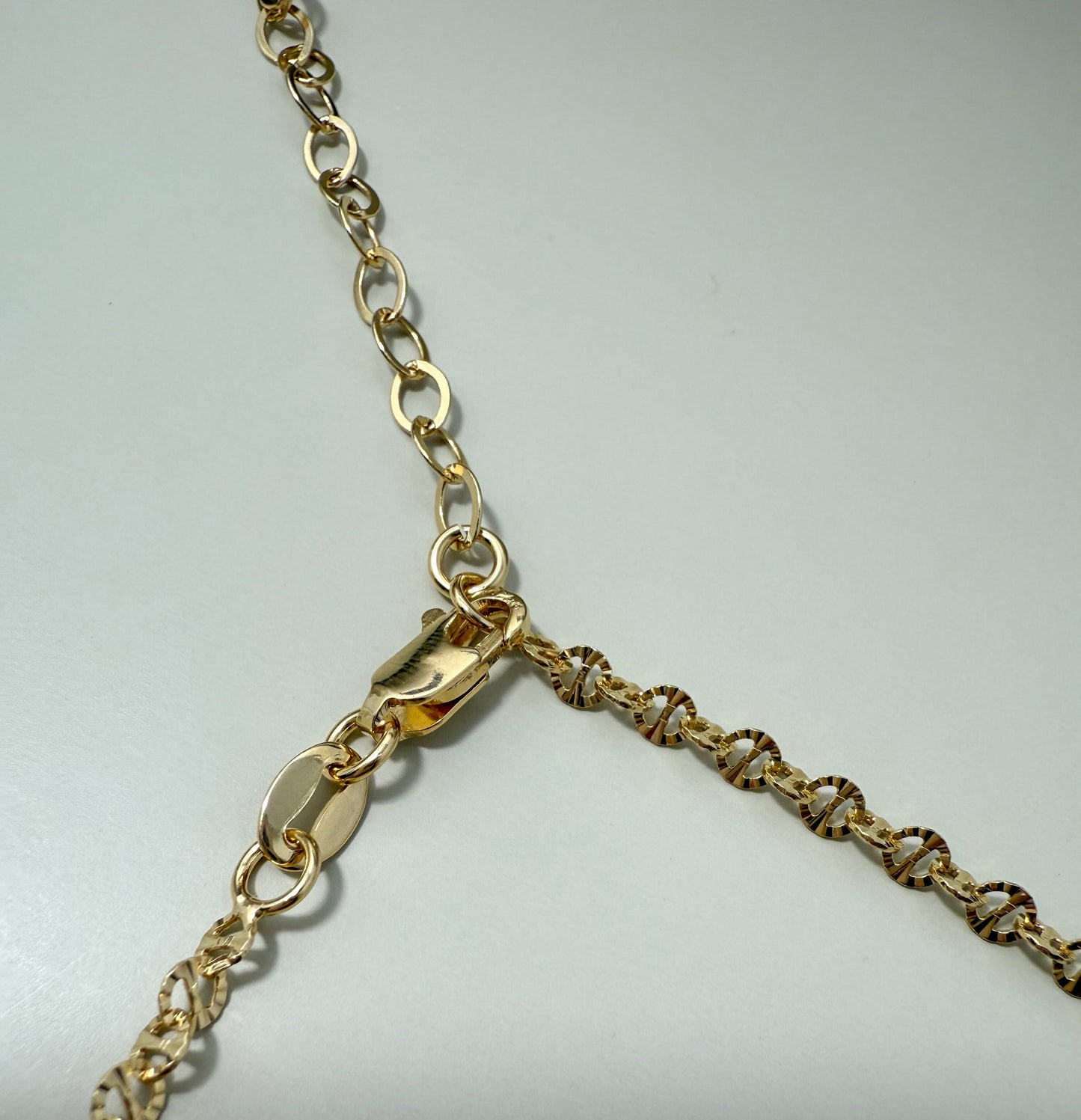 Velani Jewelry Diamond Cut Mariner Chain