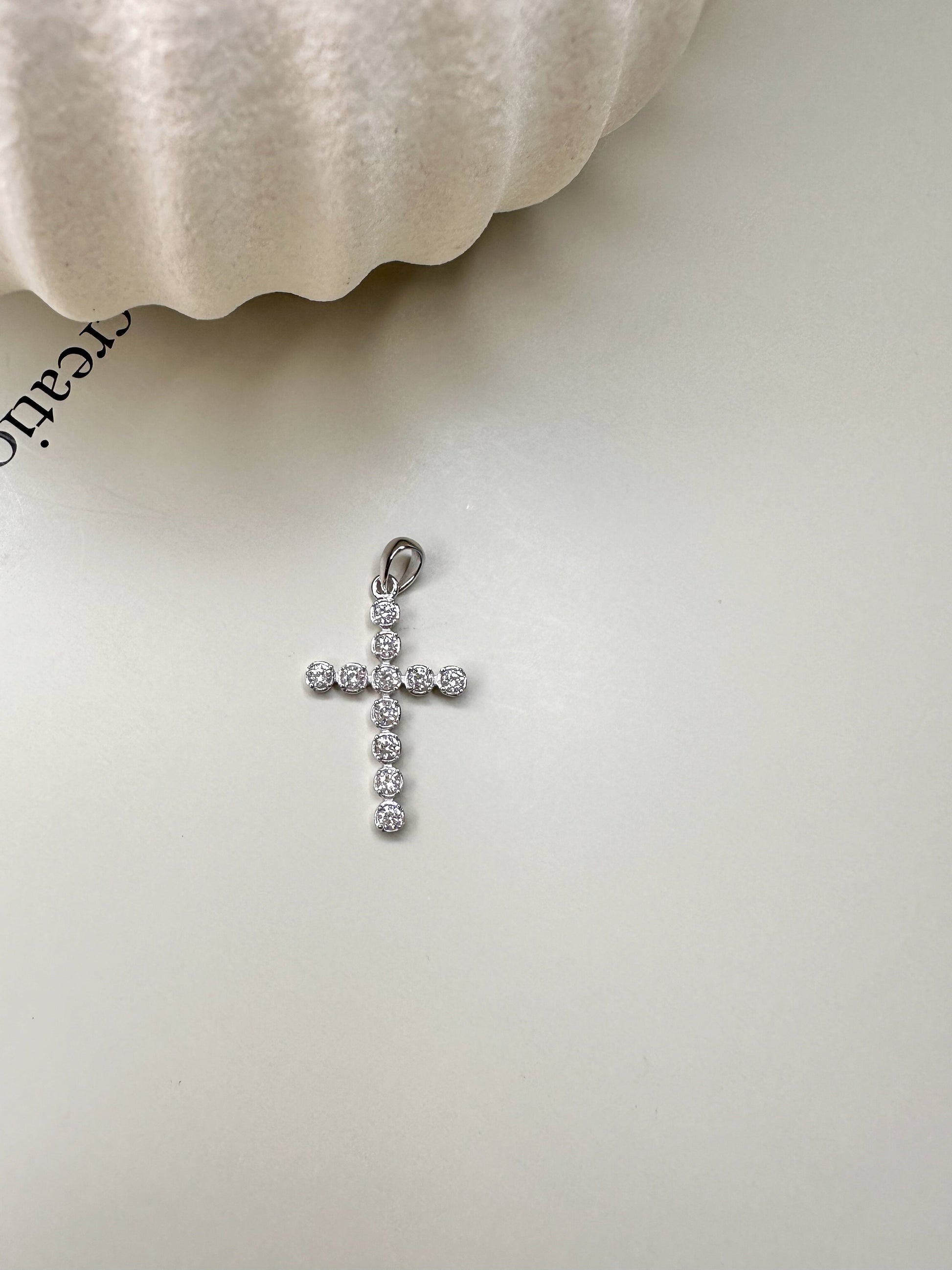 Velani Jewelry Faith Cross - Sterling Silver Pendant