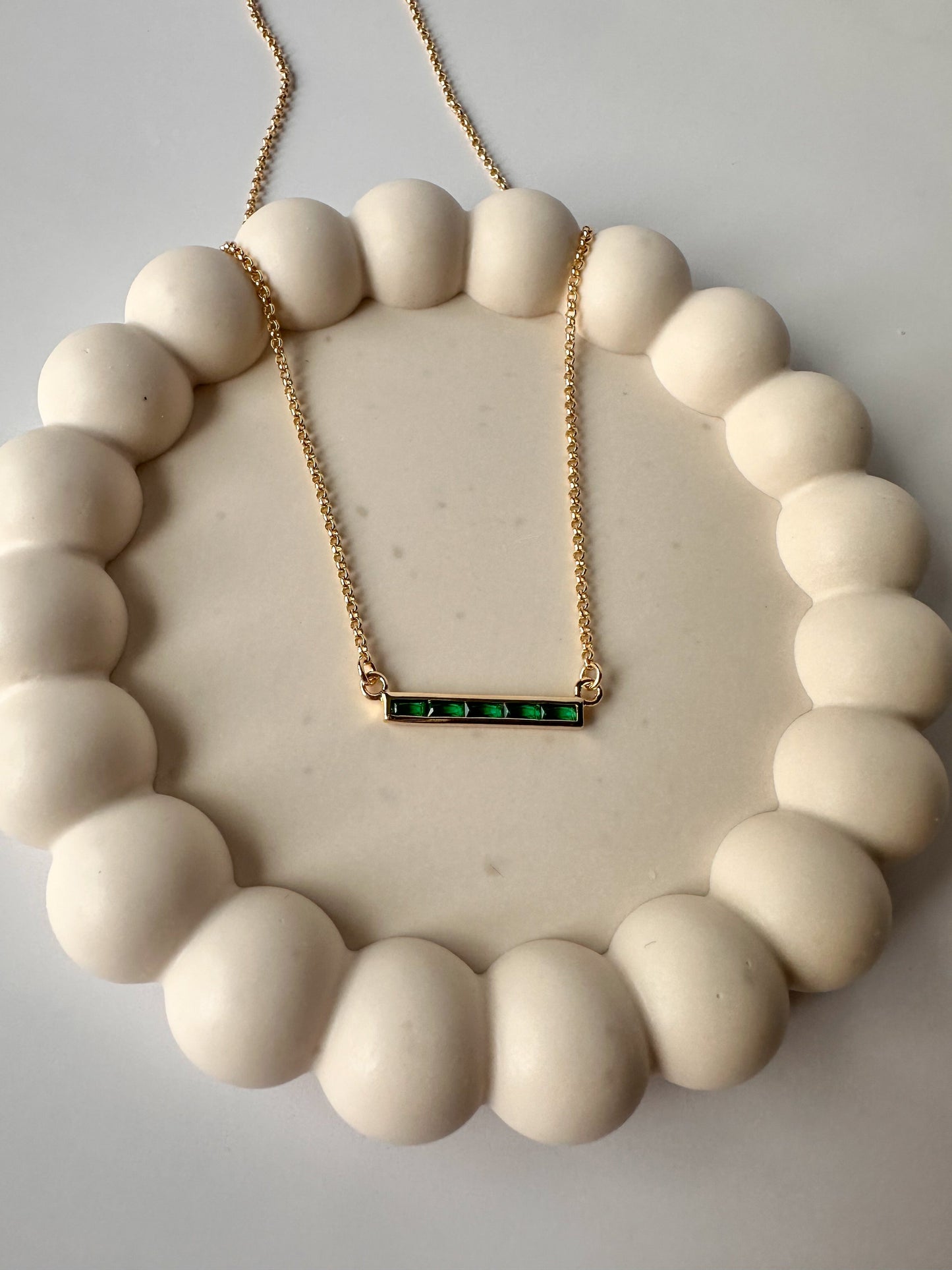 Velani Jewelry Fancy Bar Necklace