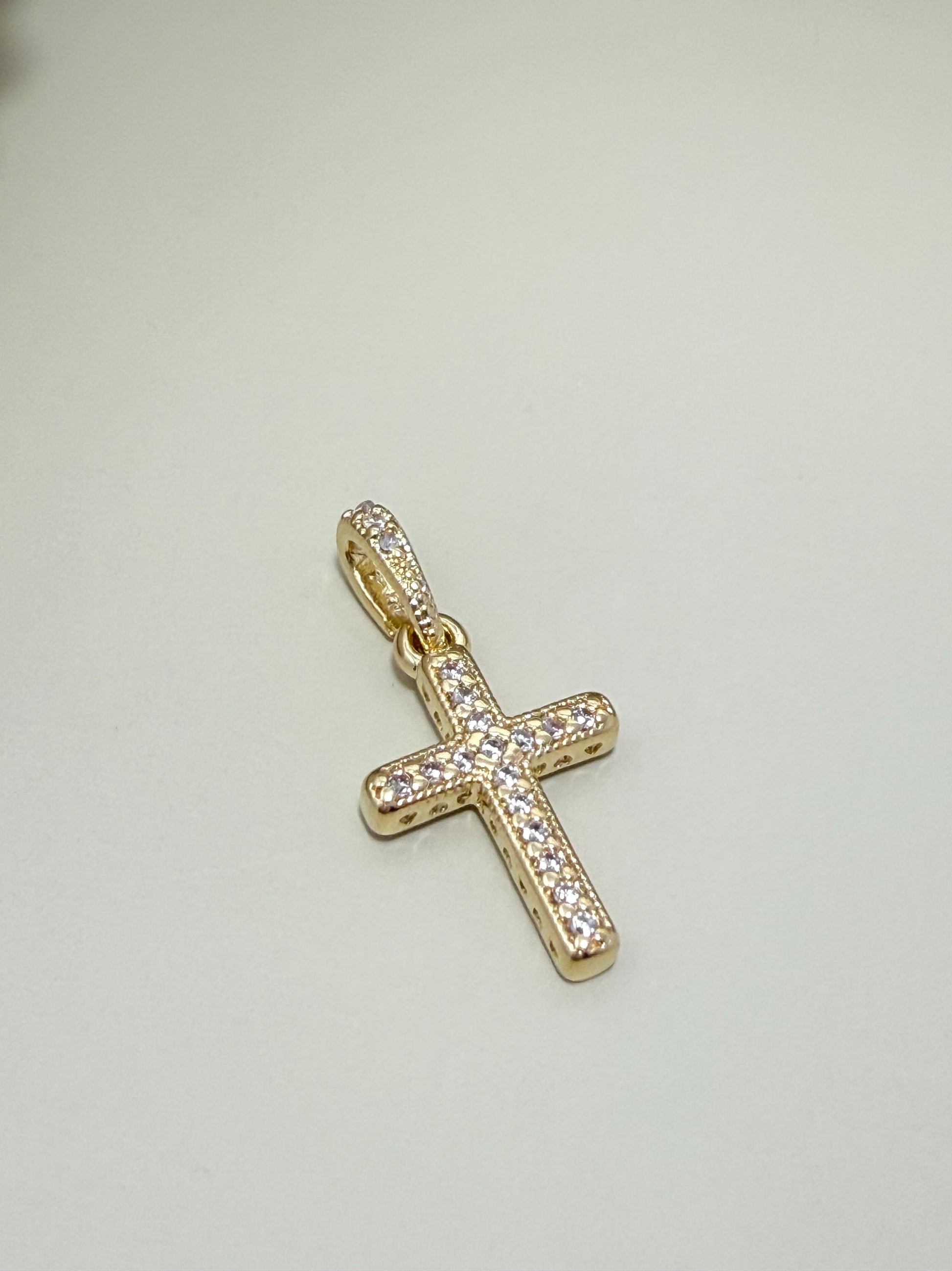 Velani Jewelry Fancy CZ Cross Pendant