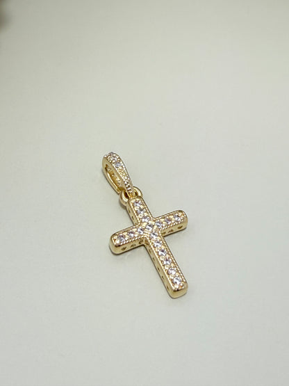 Velani Jewelry Fancy CZ Cross Pendant
