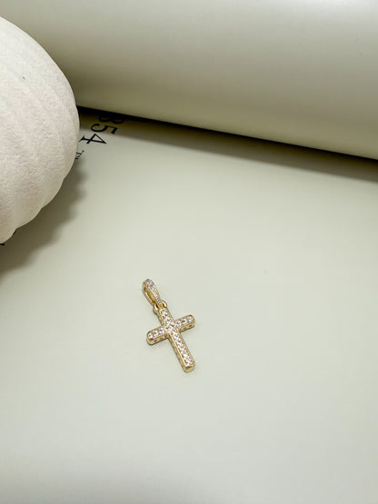 Velani Jewelry Fancy CZ Cross Pendant