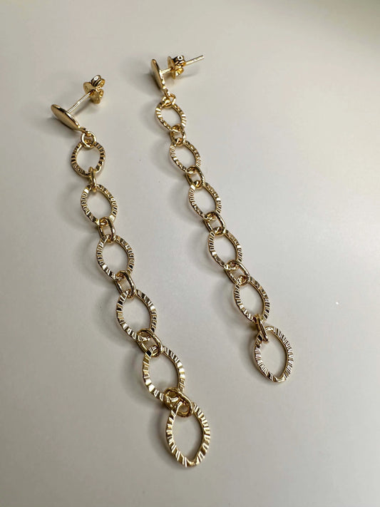 Velani Jewelry Fancy Link Earrings