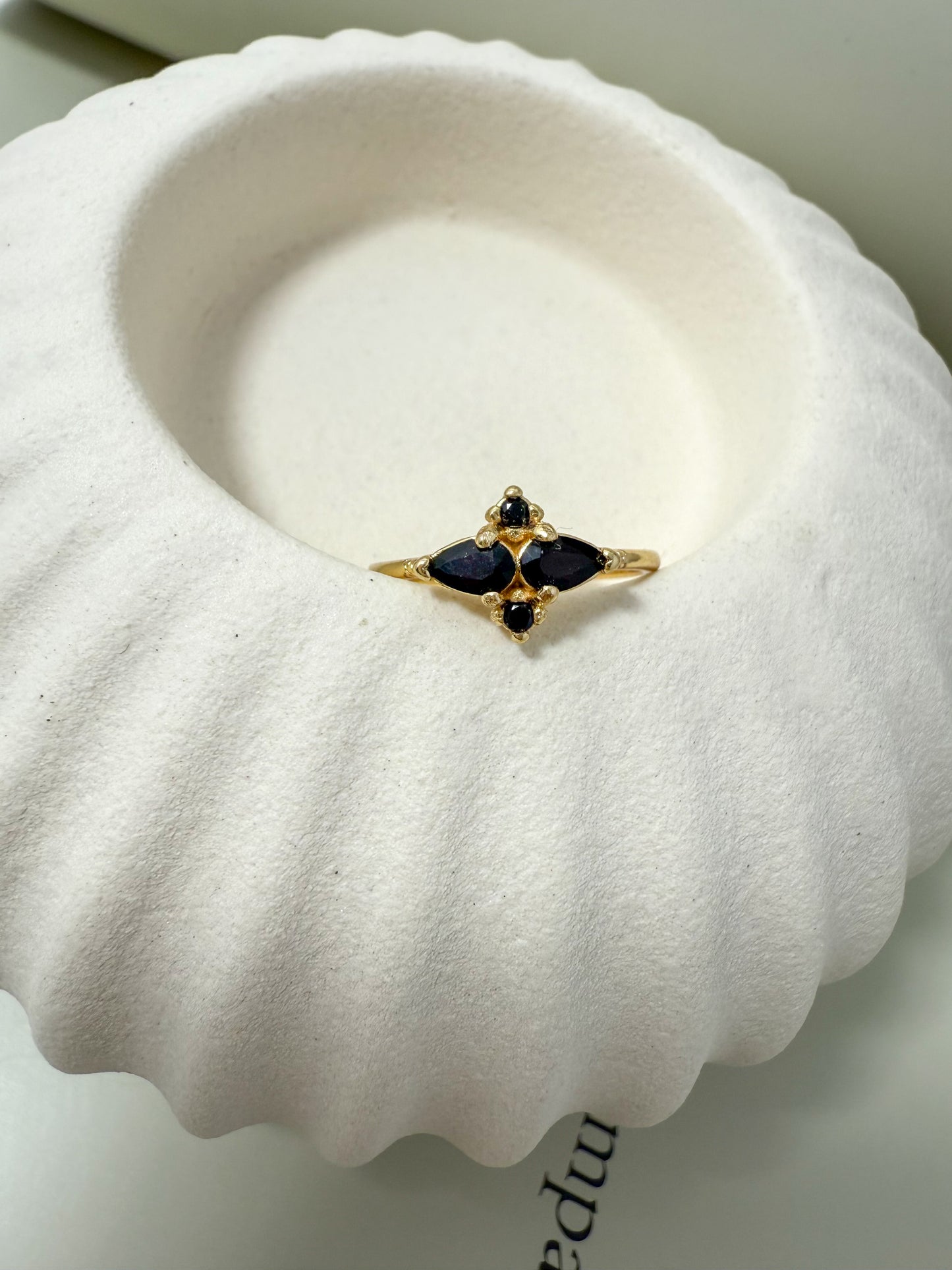 Velani Jewelry Flower Ring with CZ