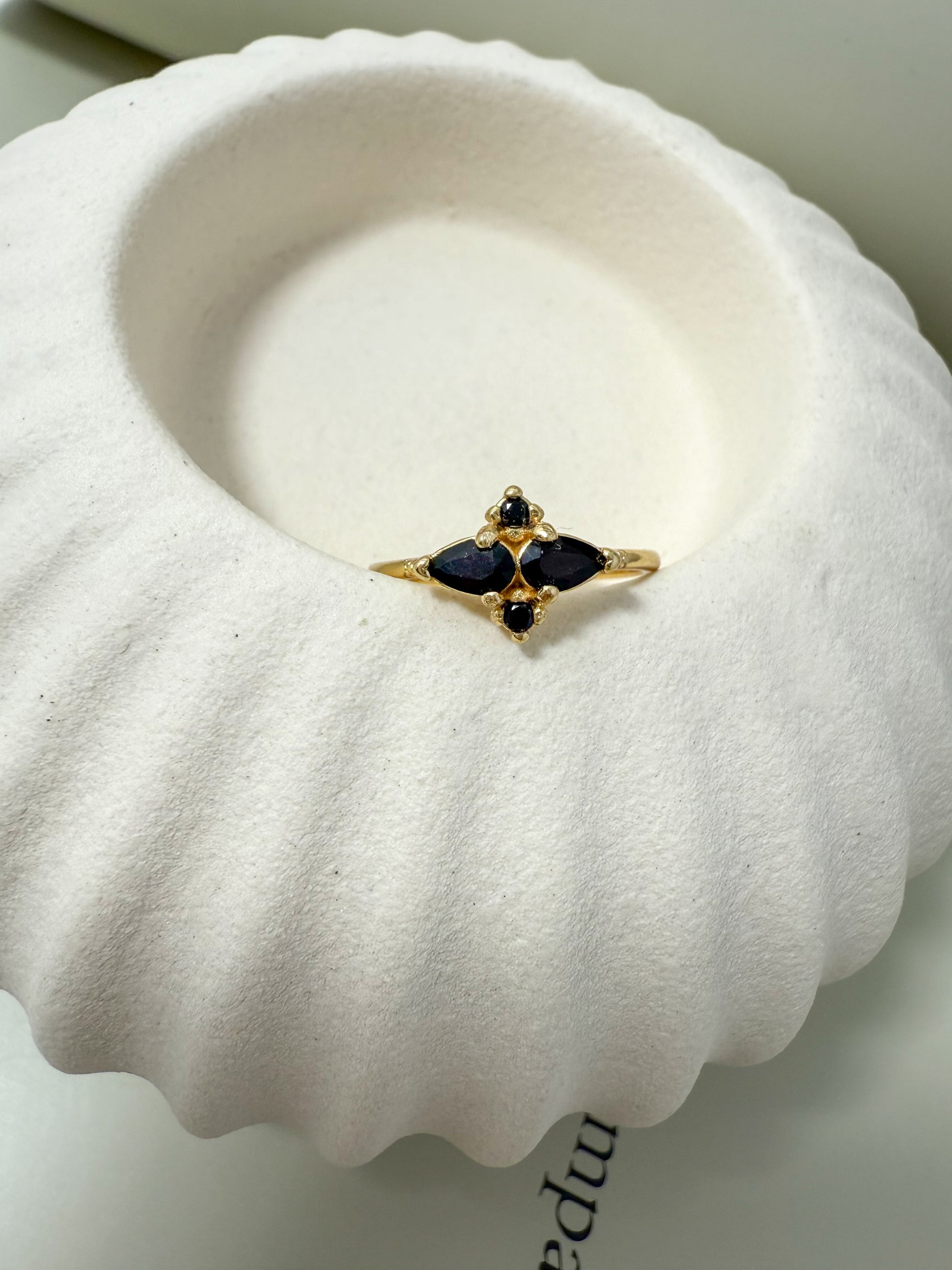 Velani Jewelry Flower Ring with CZ