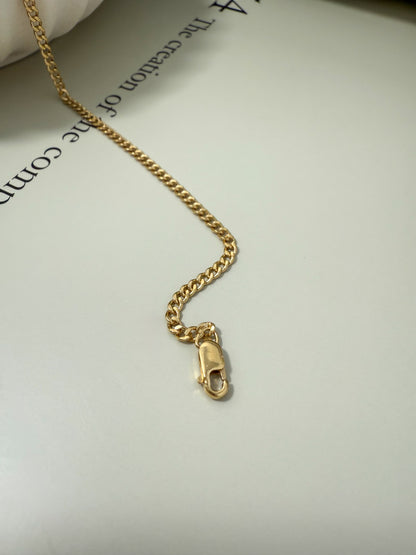 Velani Jewelry Gold Filled Dainty Cuban Bracelet