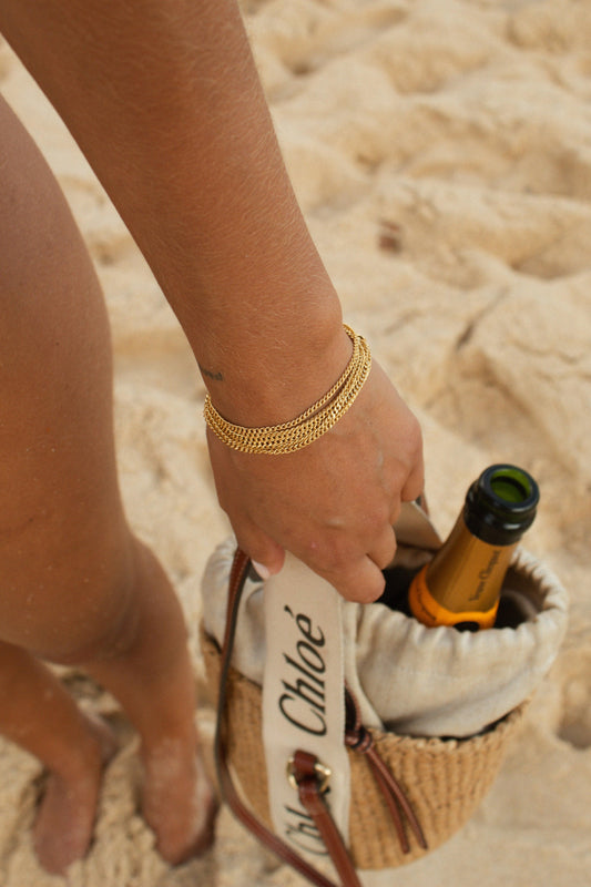 Velani Jewelry Gold Filled Dainty Cuban Bracelet