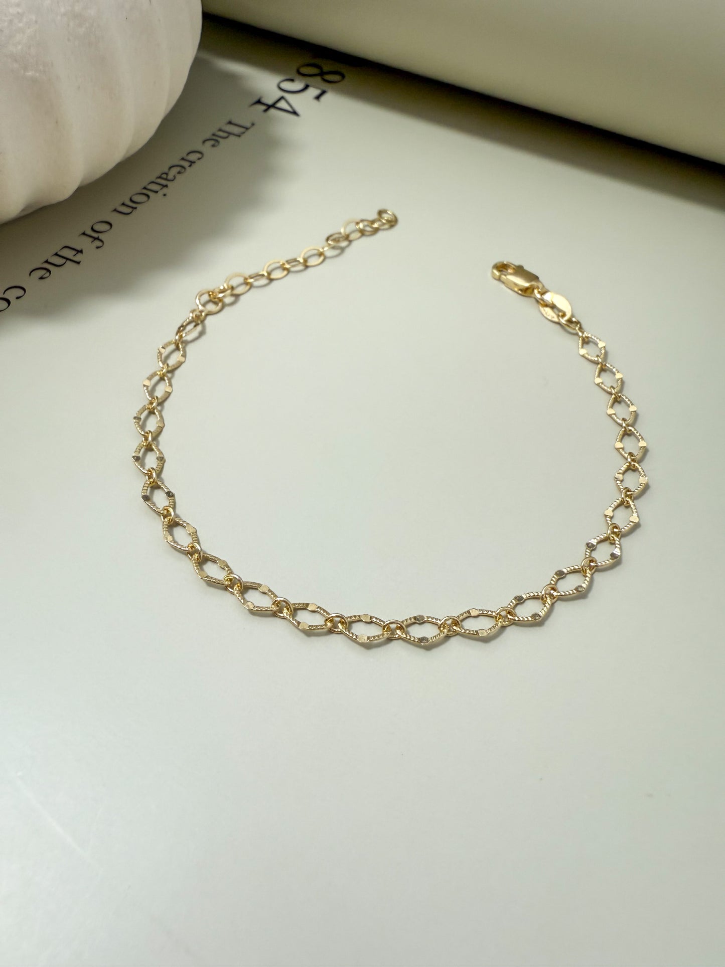 Velani Jewelry Gold Filled Mirrorlink Bracelet
