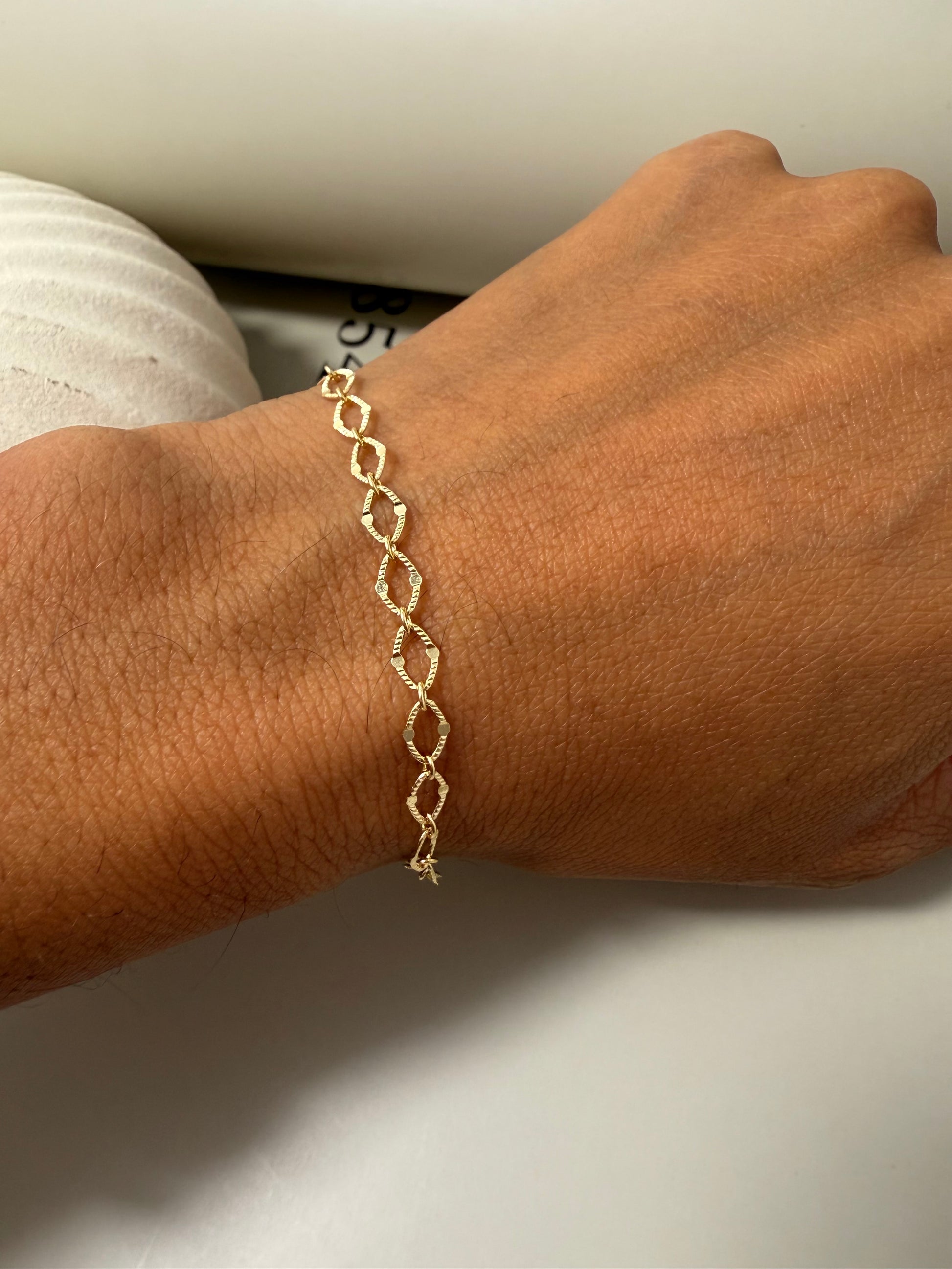 Velani Jewelry Gold Filled Mirrorlink Bracelet