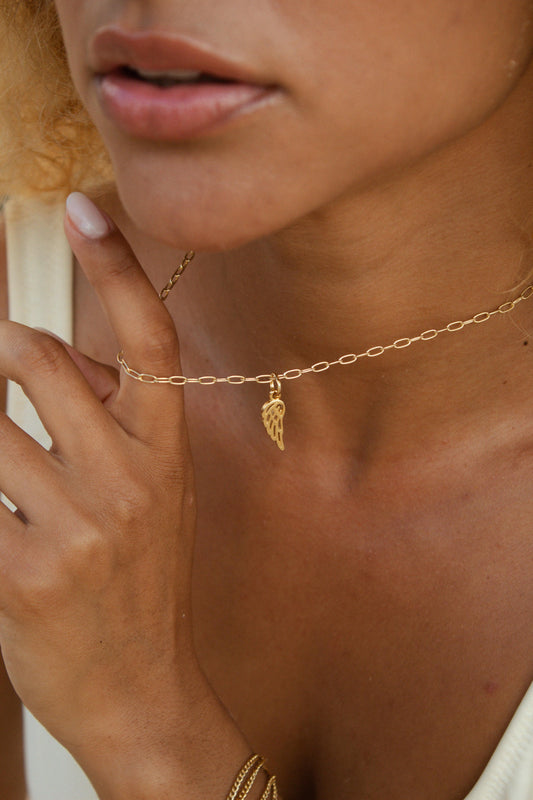 Velani Jewelry Guardian Wing Necklace