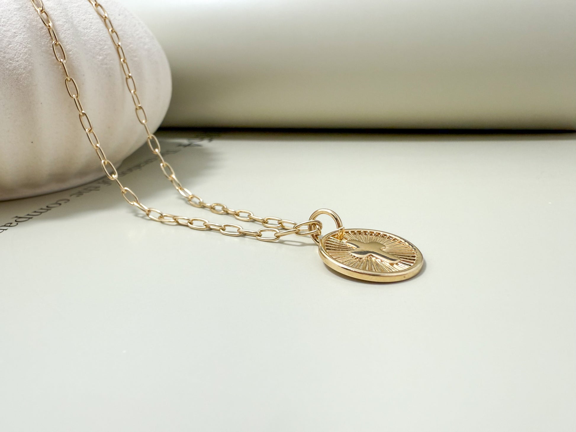 Velani Jewelry Halo of Faith Necklace