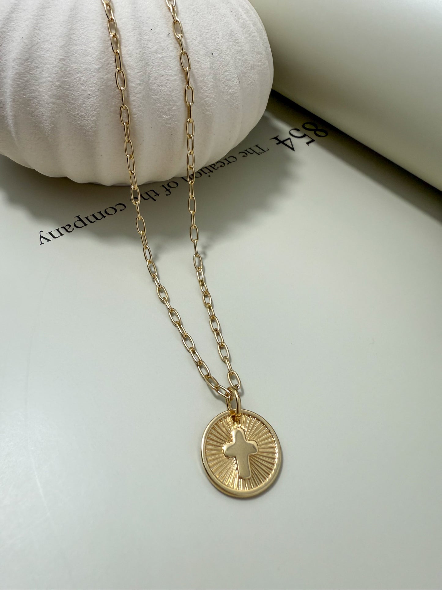 Velani Jewelry Halo of Faith Necklace