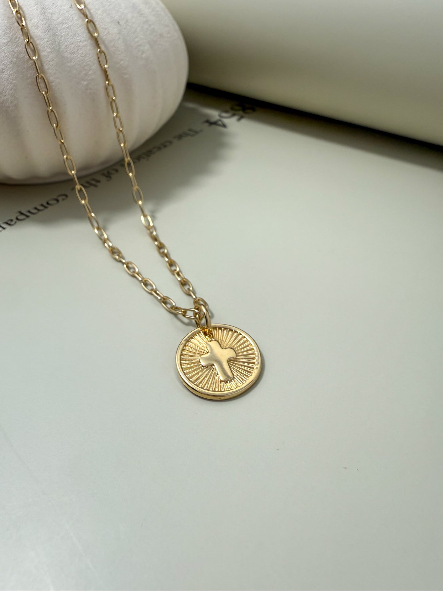 Velani Jewelry Halo of Faith Necklace