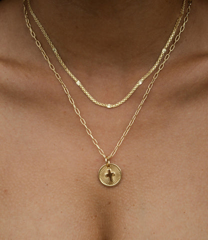 Velani Jewelry Halo of Faith Necklace