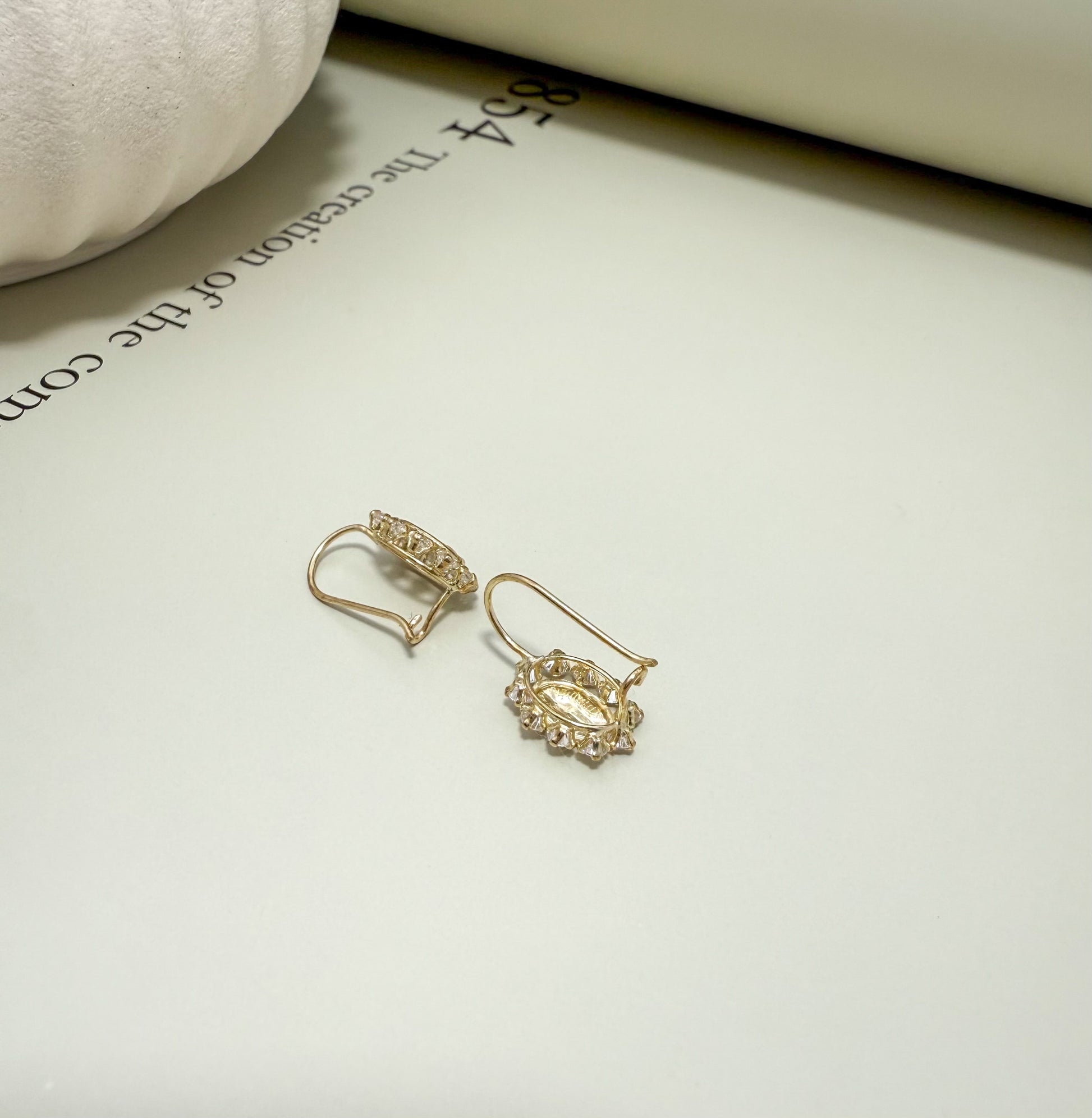 Velani Jewelry Lady of Guadalupe Earrings - 14K Gold