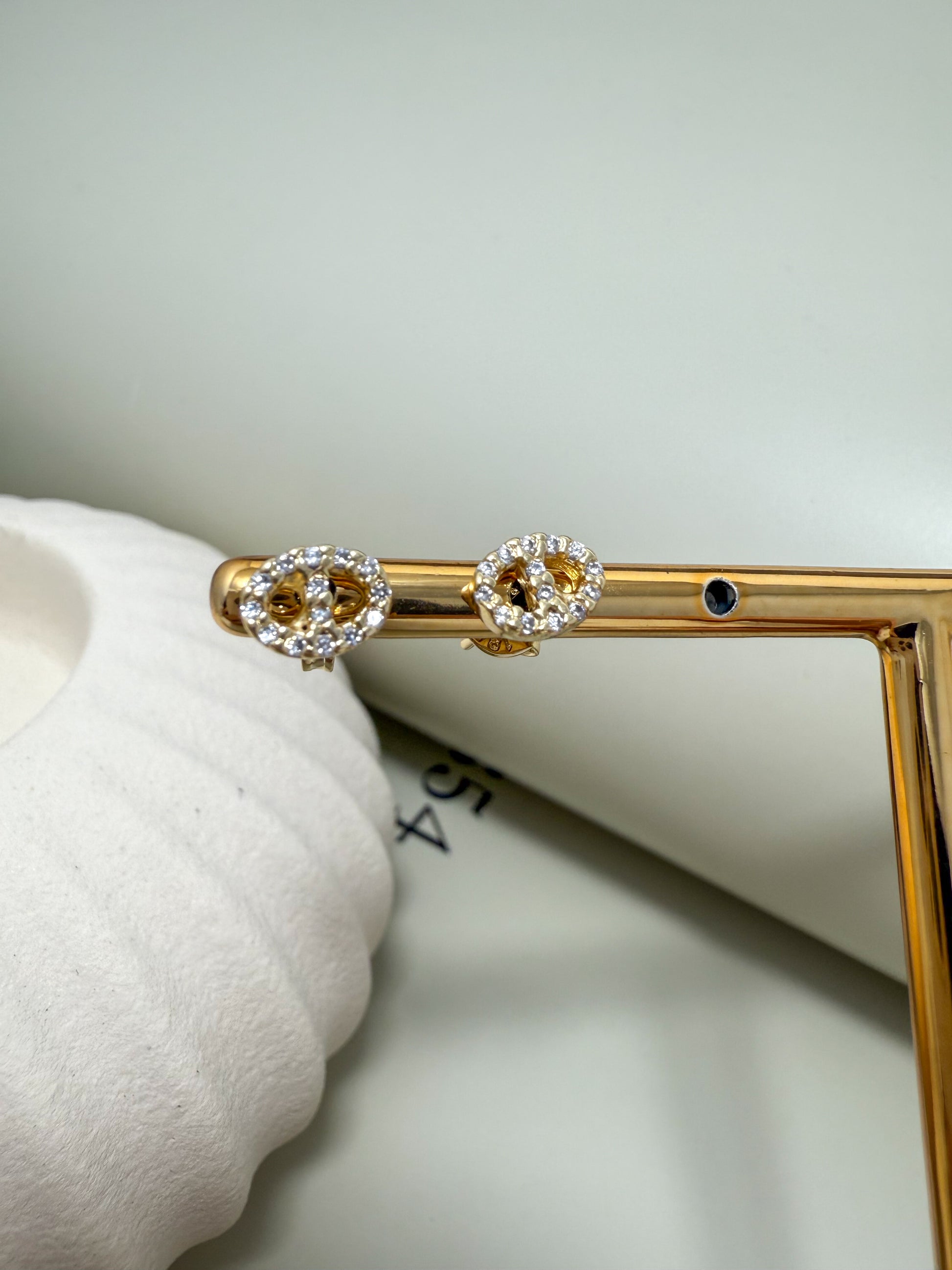 Velani Jewelry Mariner Pavé Stud Earrings