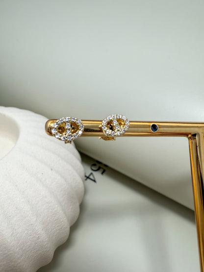 Velani Jewelry Mariner Pavé Stud Earrings