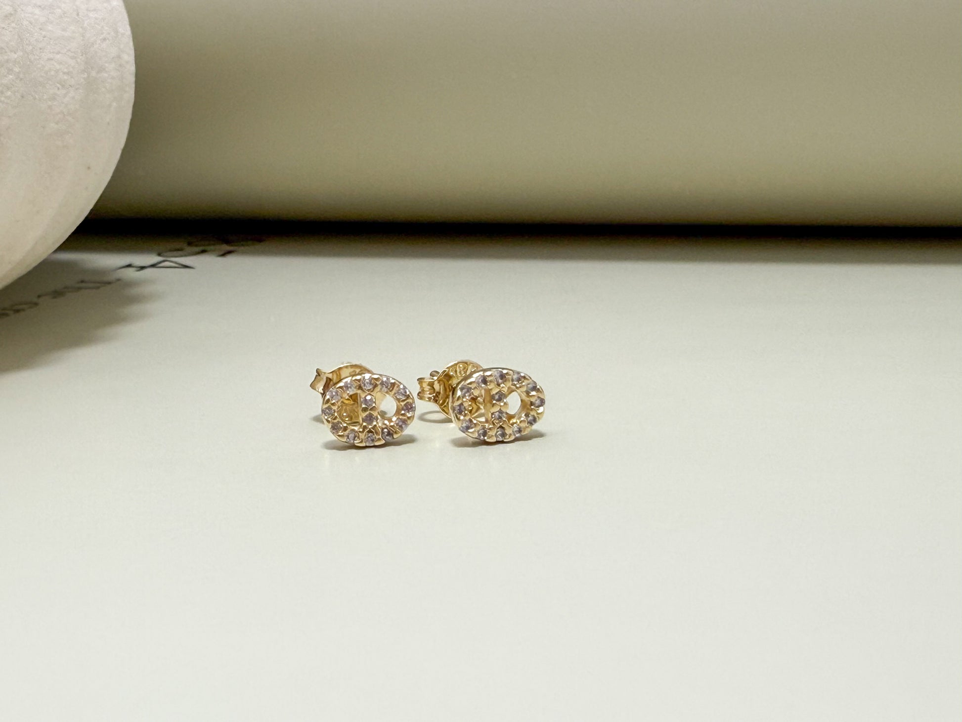 Velani Jewelry Mariner Pavé Stud Earrings