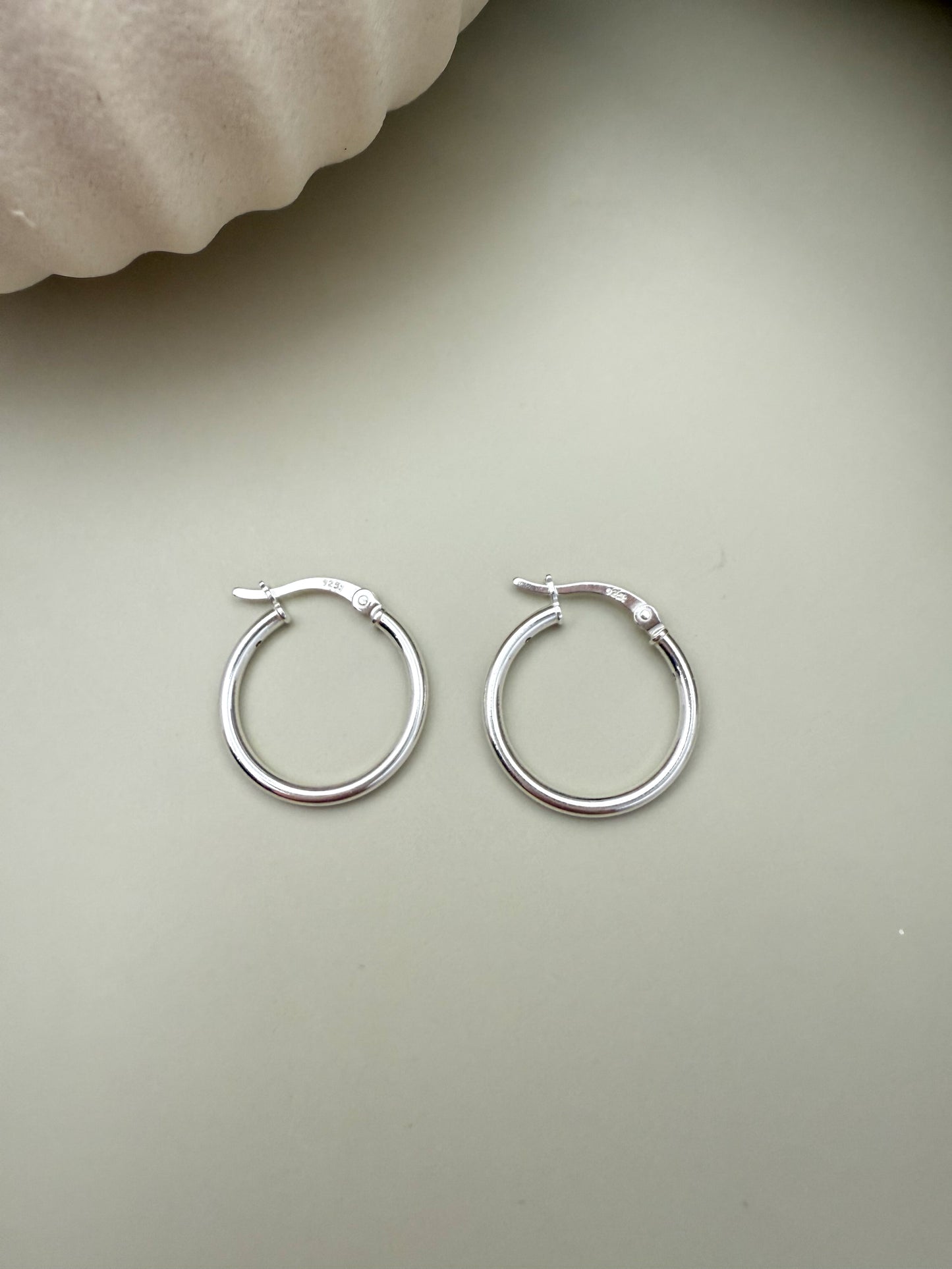 Velani Jewelry Melissa 2mm Hoop Earrings Sterling Silver