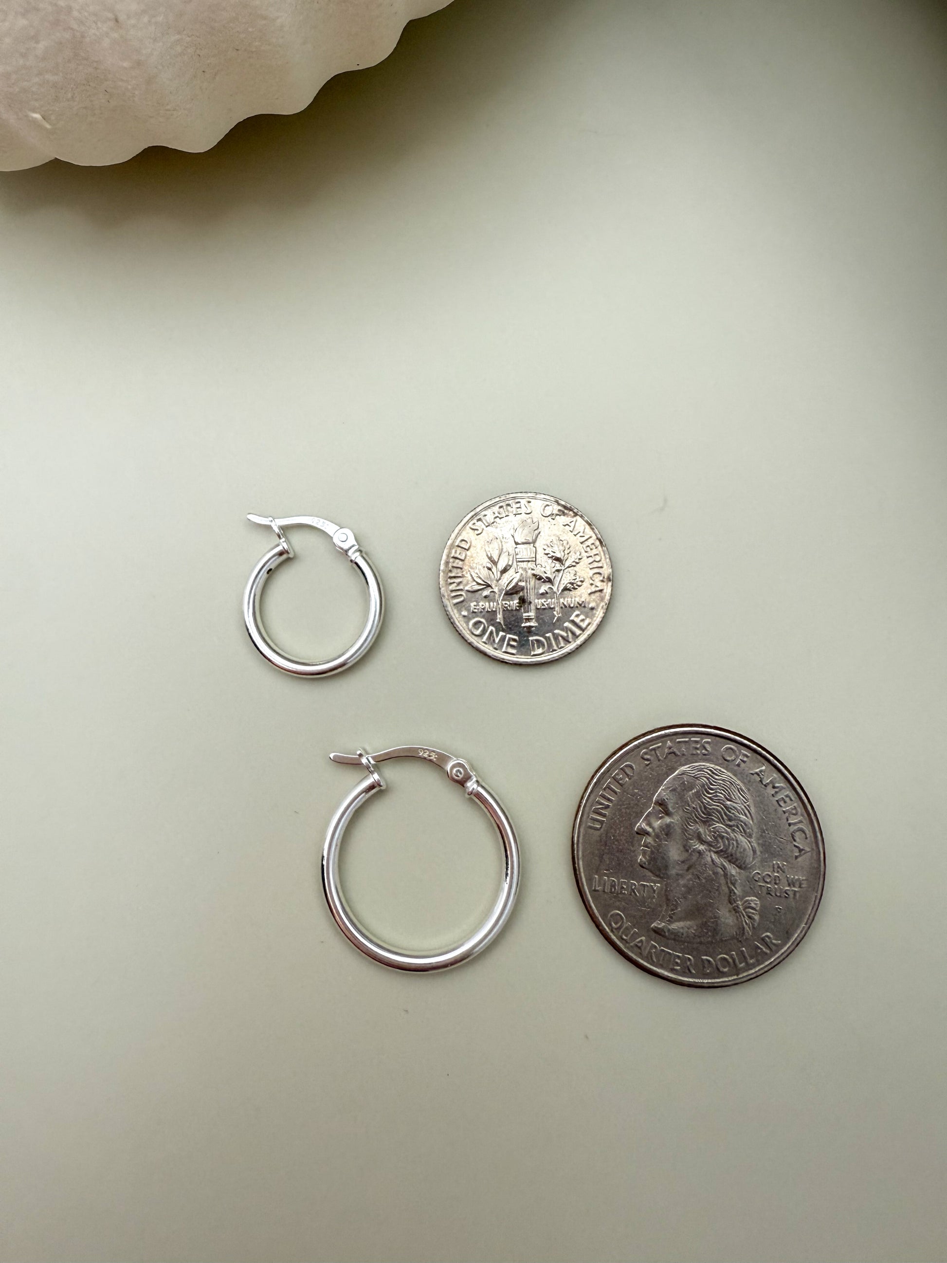 Velani Jewelry Melissa 2mm Hoop Earrings Sterling Silver