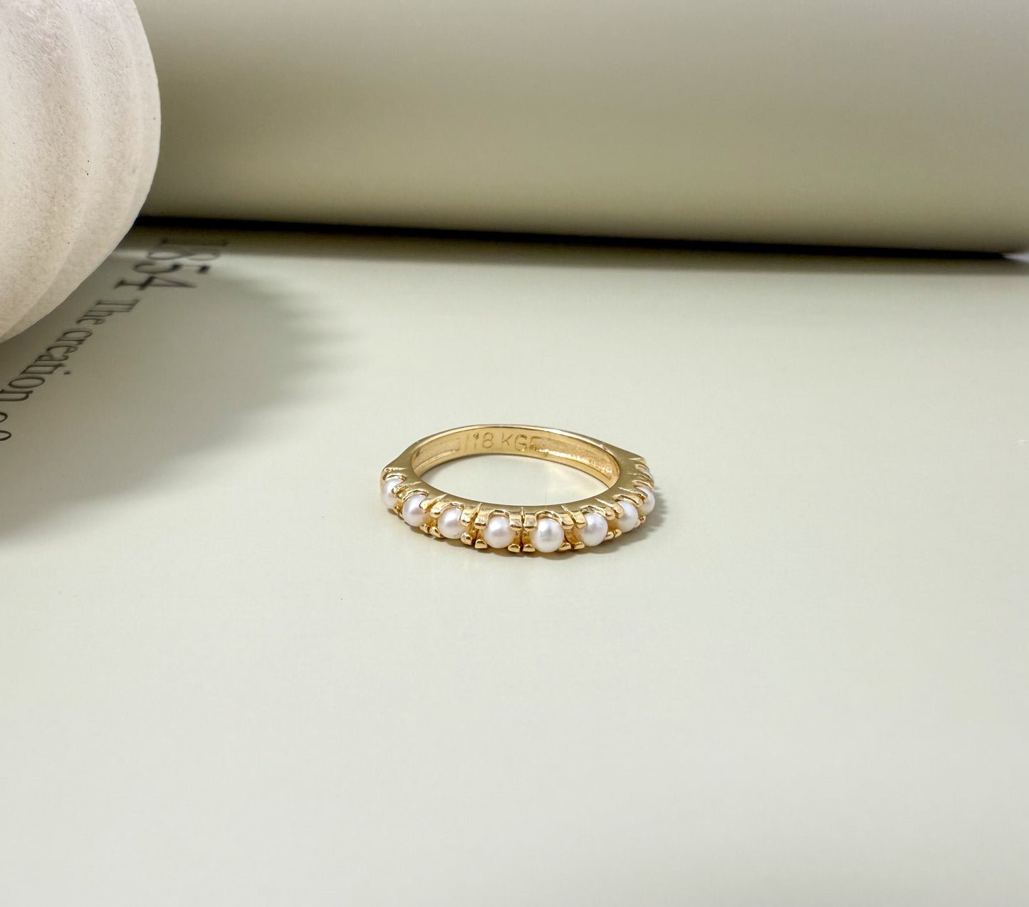 Velani Jewelry Mini Freshwater Pearl Ring