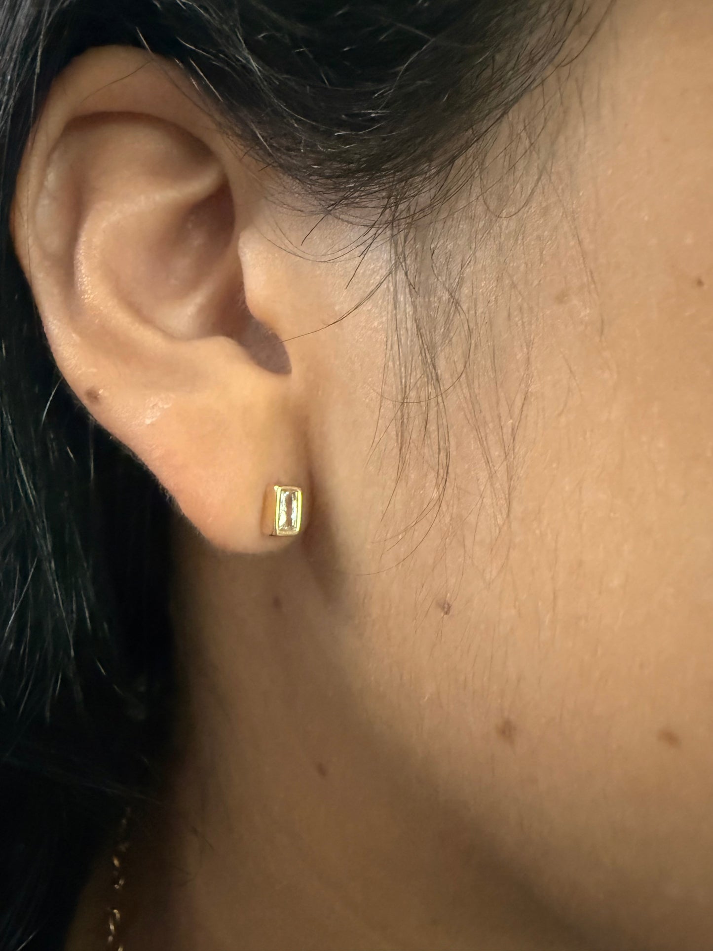 Velani Jewelry Muse Baguette Stud Earrings