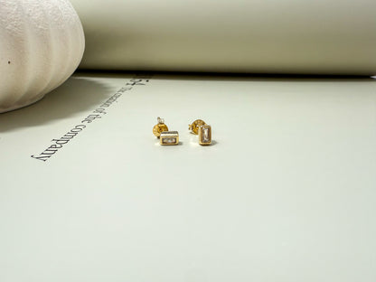 Velani Jewelry Muse Baguette Stud Earrings