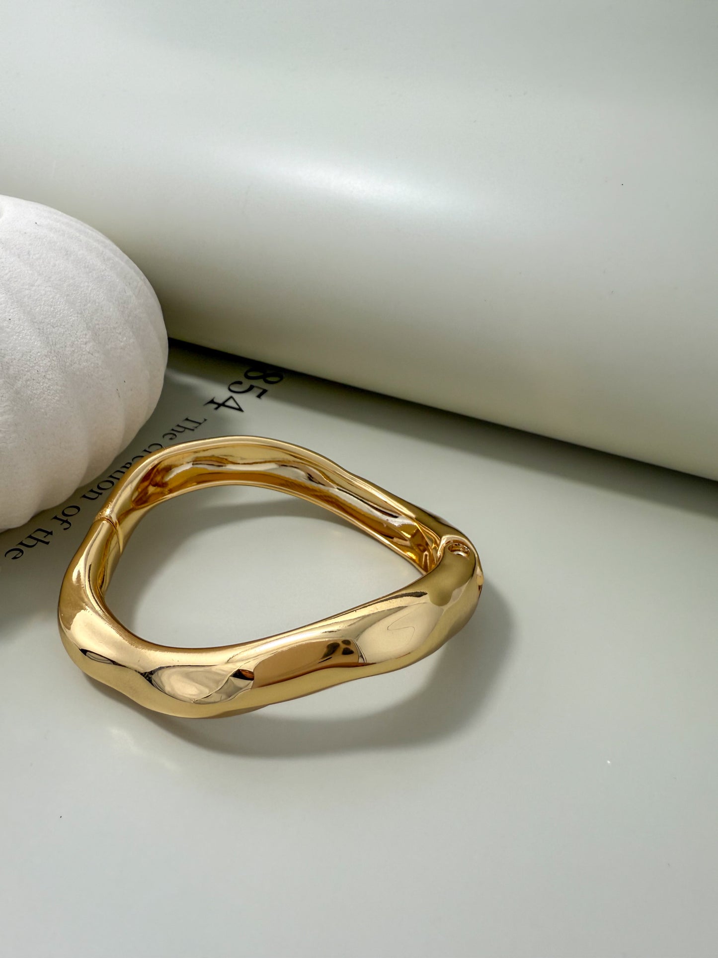 Velani Jewelry Organic Contour Bangle Bracelet