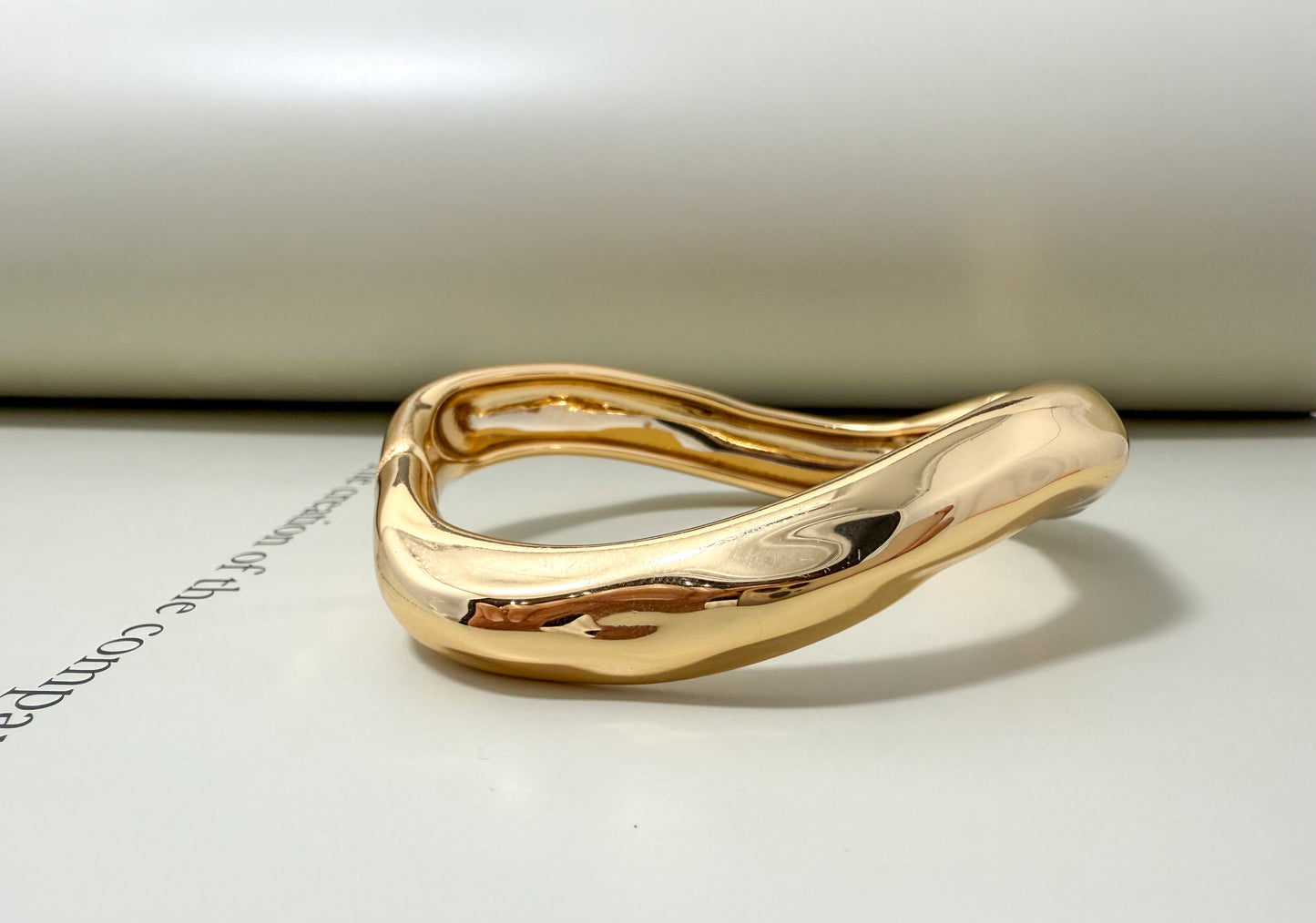 Velani Jewelry Organic Contour Bangle Bracelet