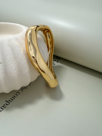 Velani Jewelry Organic Contour Bangle Bracelet