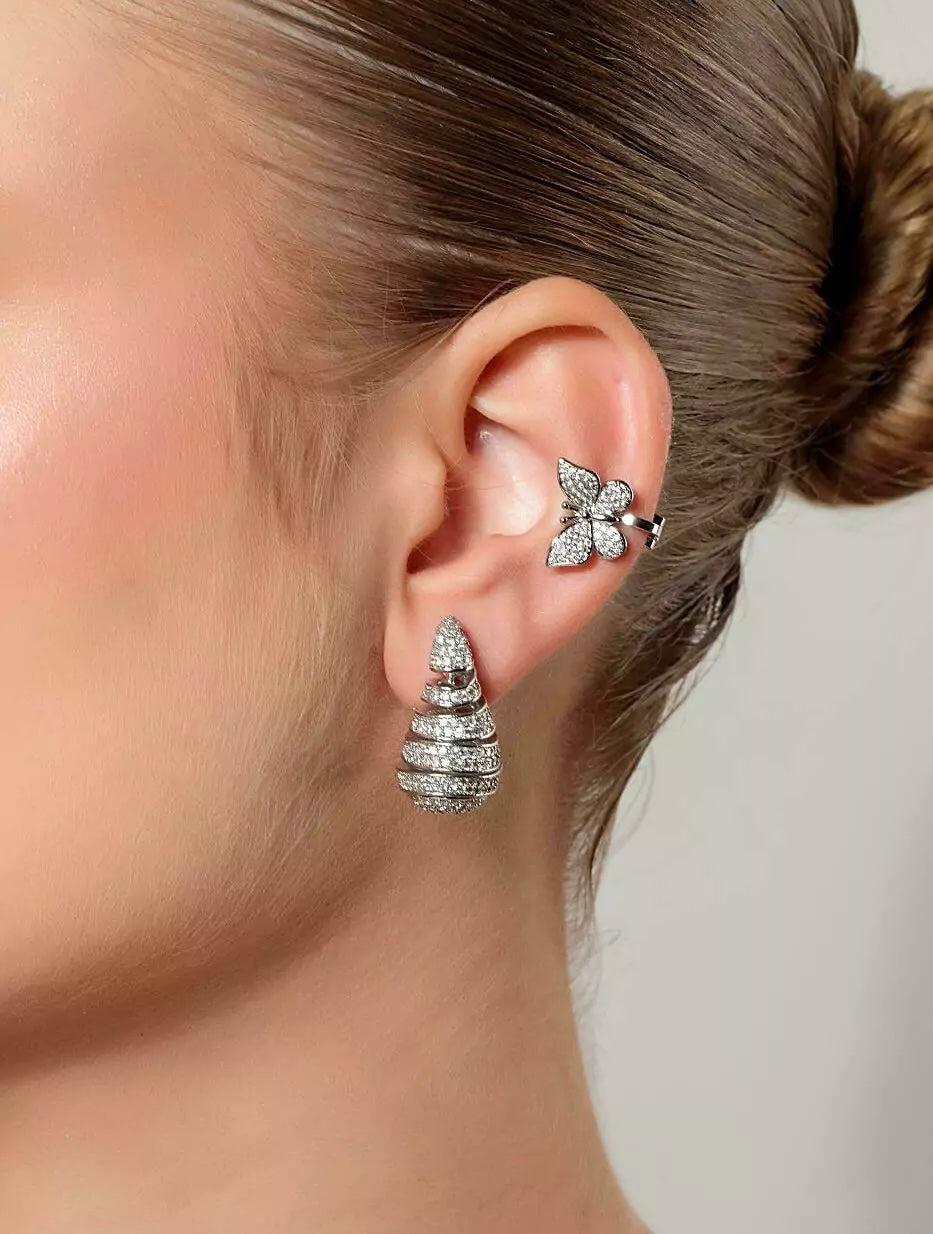 Velani Jewelry Pavé Drop Earrings