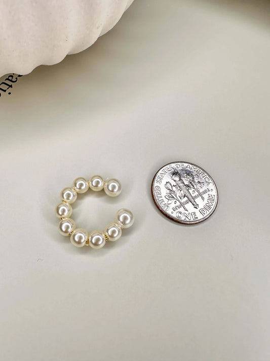 Velani Jewelry Pearl Ear Cuff