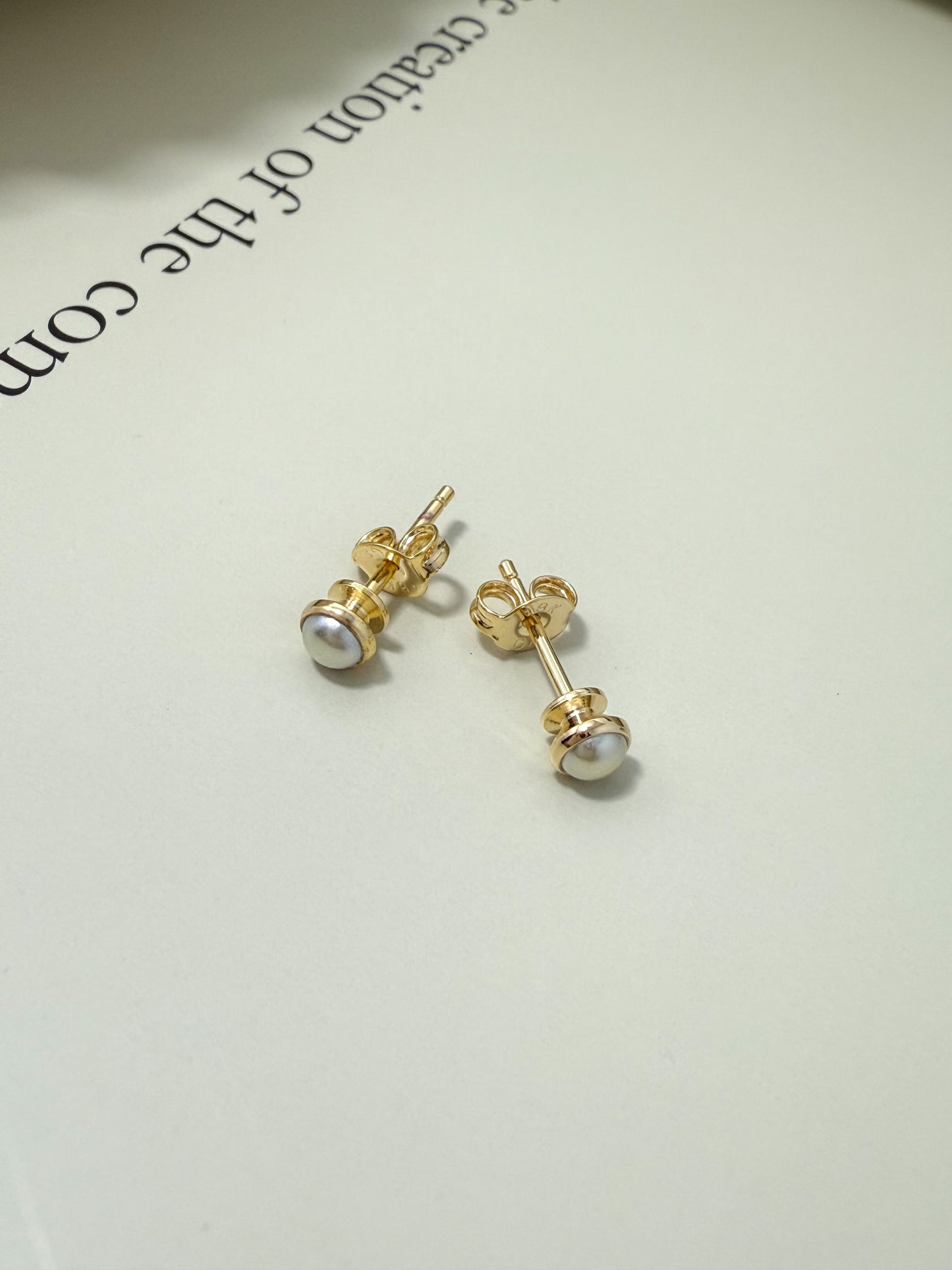 Velani Jewelry Pearl Stud Earrings