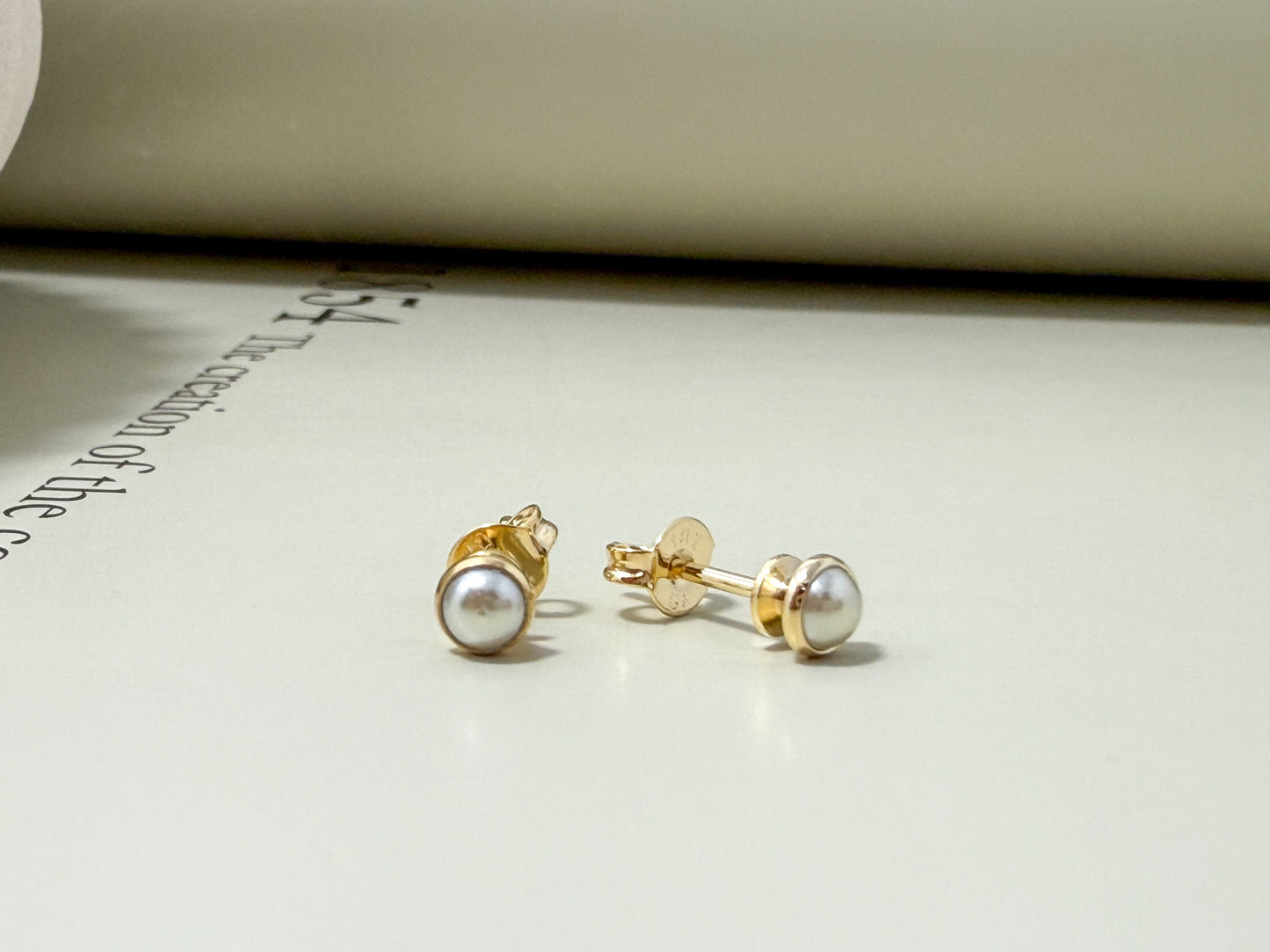 Velani Jewelry Pearl Stud Earrings
