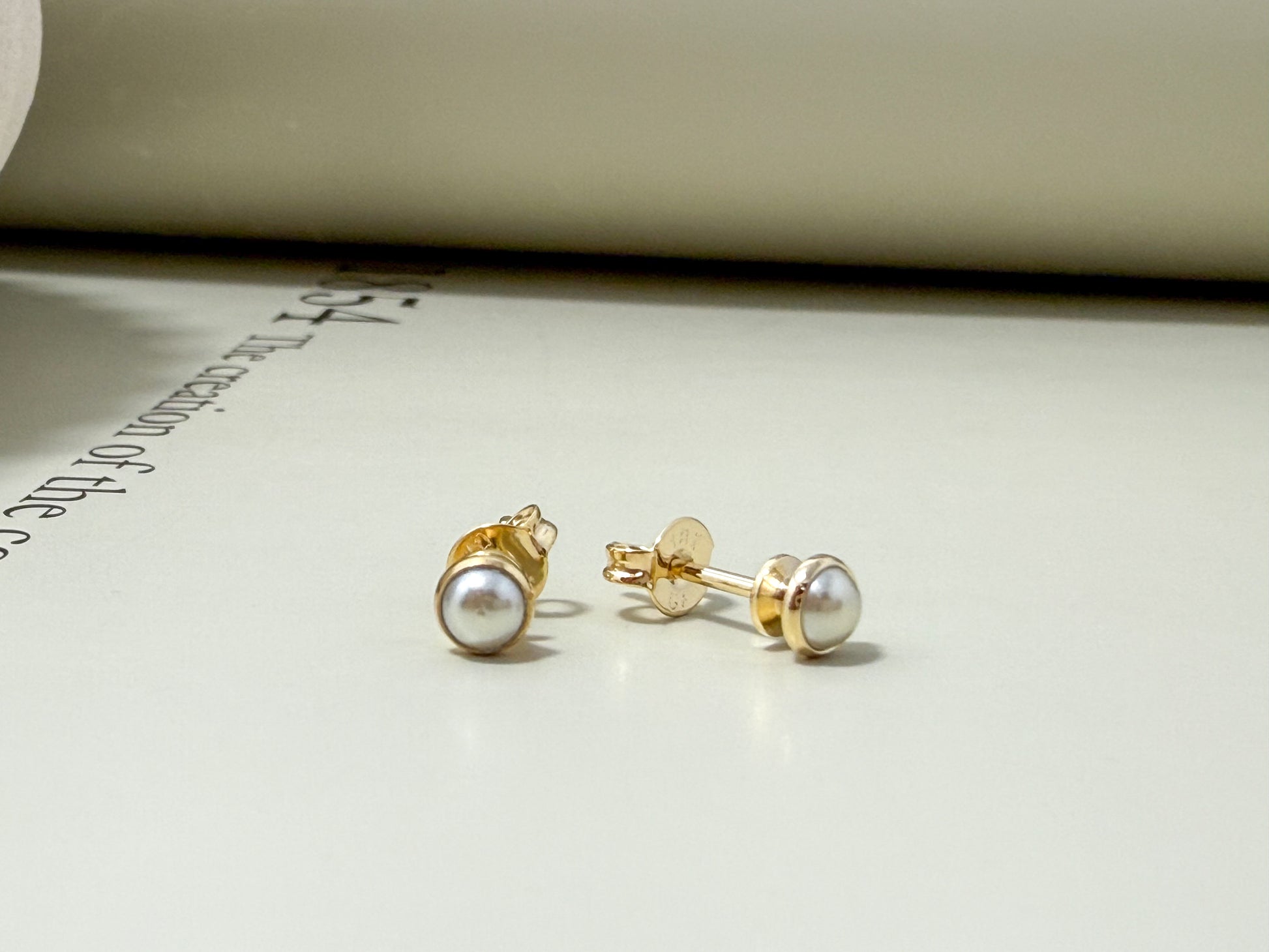 Velani Jewelry Pearl Stud Earrings