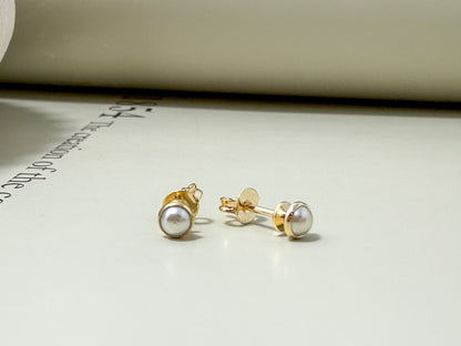Velani Jewelry Pearl Stud Earrings