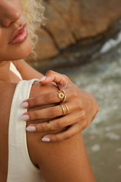 Velani Jewelry Polished Midi and Pinky Ring
