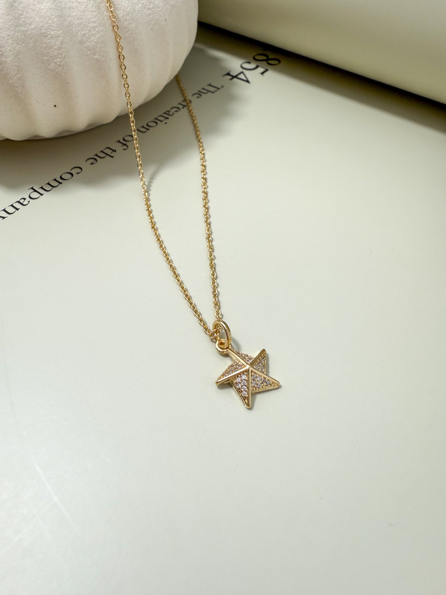 Velani Jewelry Radiant Starfish Star Necklace