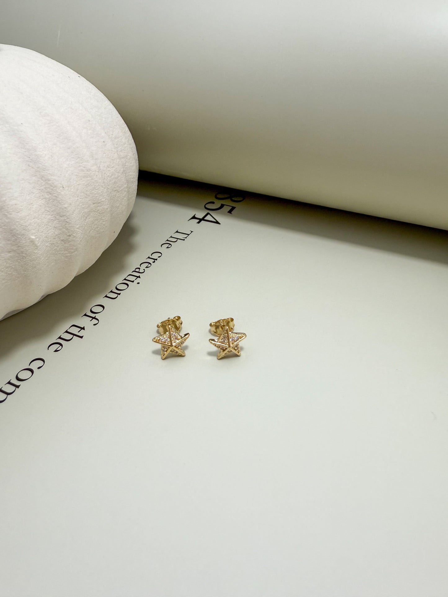 Velani Jewelry Radiant Starfish Star Studs