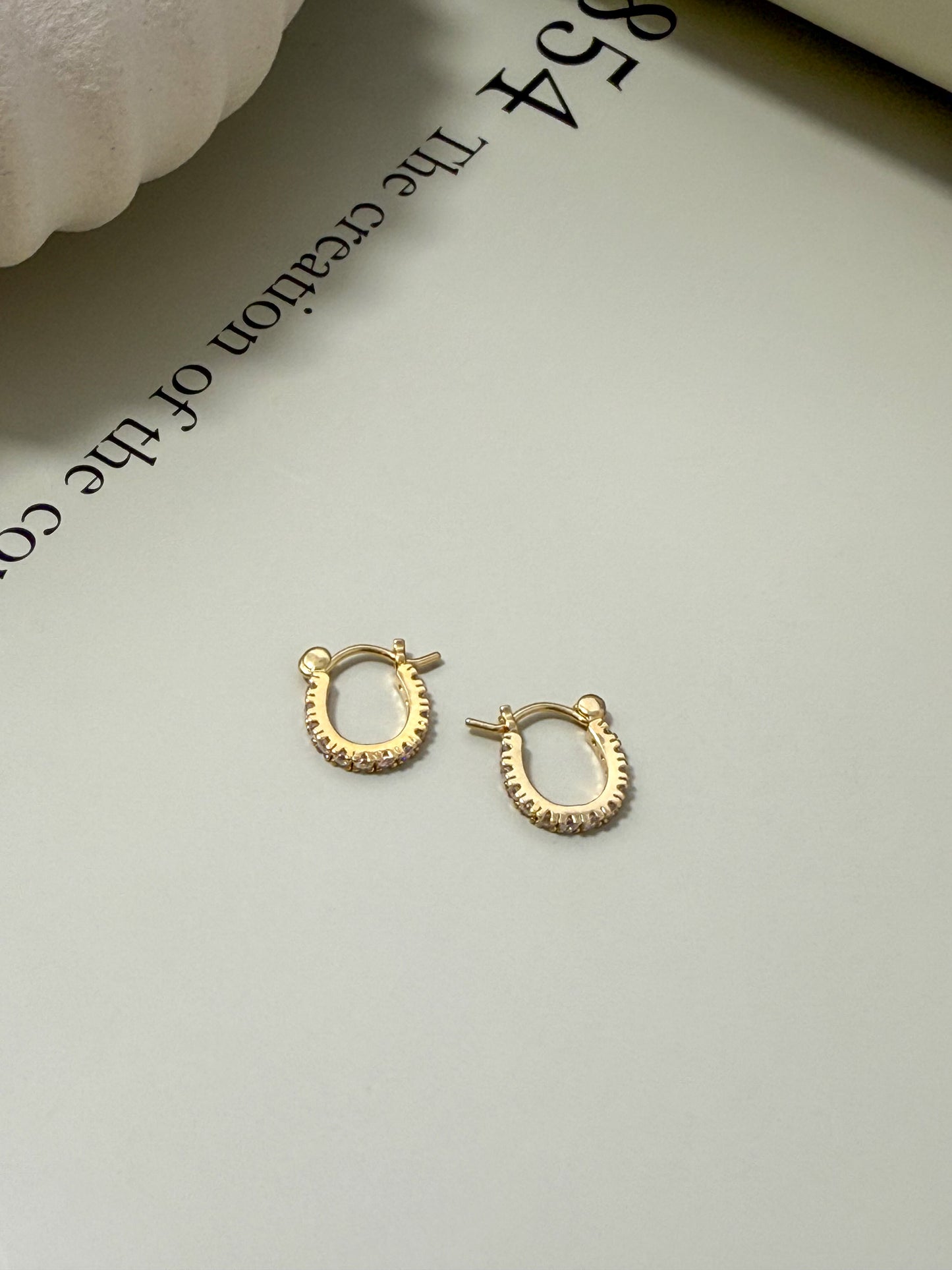 Velani Jewelry Riva Pavé Hoops
