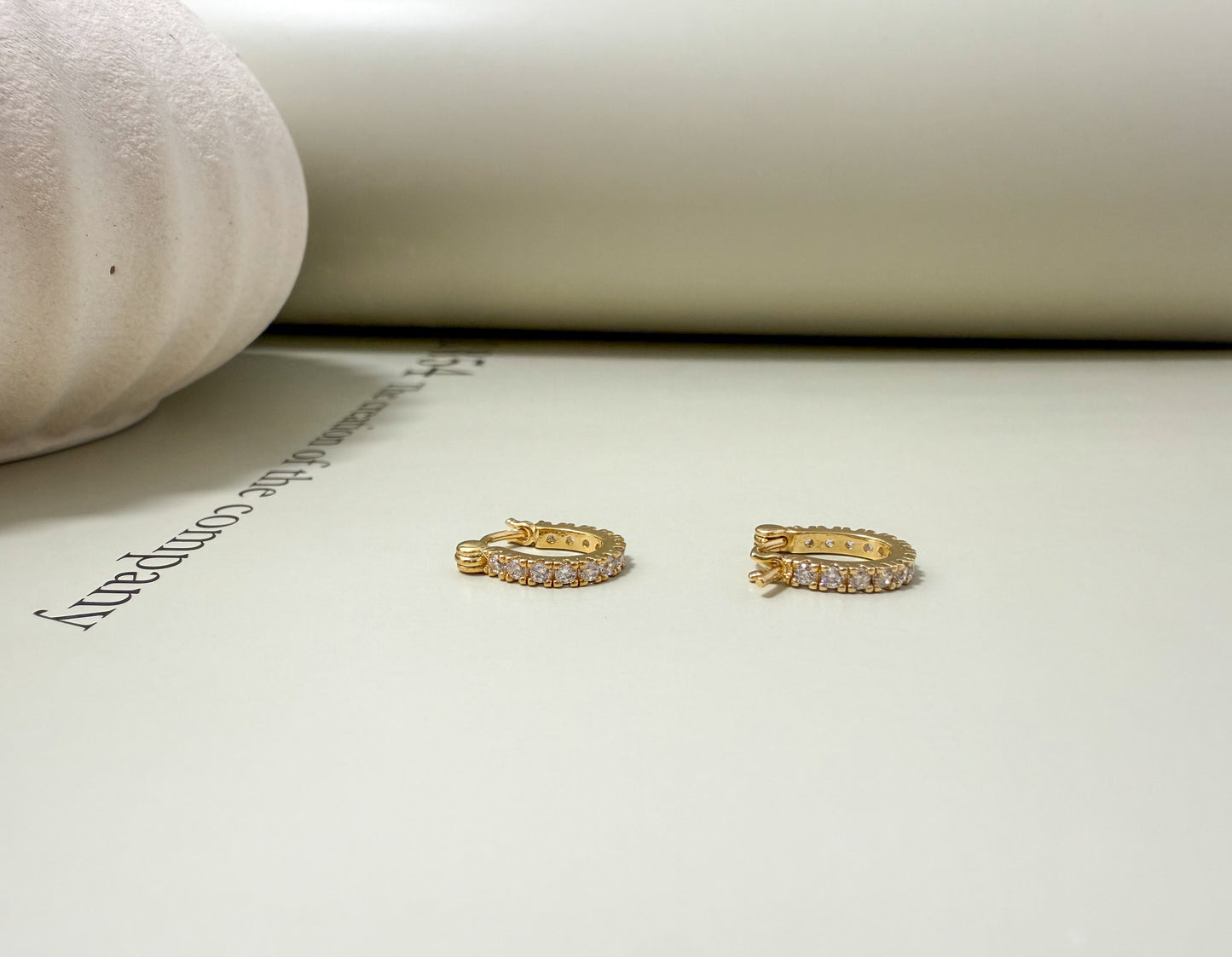 Velani Jewelry Riva Pavé Hoops