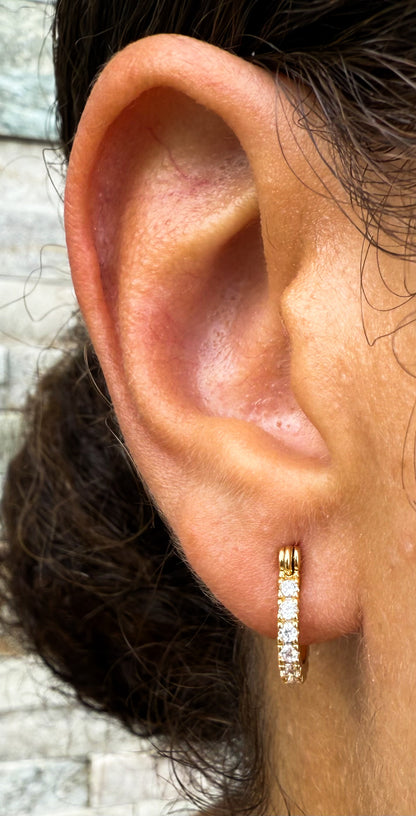 Velani Jewelry Riva Pavé Hoops