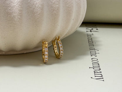 Velani Jewelry Riva Pavé Hoops